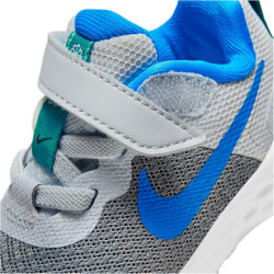 NIKE Revolution 6 Baby-Sneaker 008 - cool grey/photo blue-deep royal blue 22