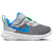 NIKE Revolution 6 Baby-Sneaker 008 - cool grey/photo blue-deep royal blue 22