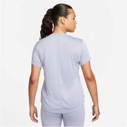 NIKE Dri-FIT One Standard Fit kurzarm Sportshirt Damen 519 - indigo haze/white XL