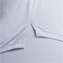 NIKE Dri-FIT One Standard Fit kurzarm Sportshirt Damen 519 - indigo haze/white XL