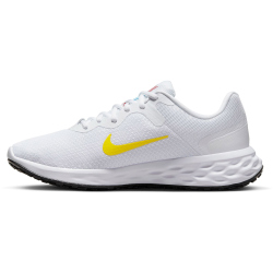 NIKE Revolution 6 Next Nature Road Laufschuhe Damen 105 - white/opti yellow-black-baltic blue 40.5