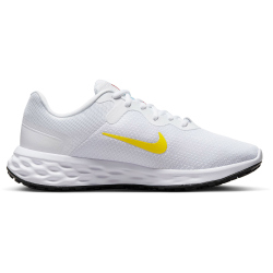 NIKE Revolution 6 Next Nature Road Laufschuhe Damen 105 - white/opti yellow-black-baltic blue 40.5