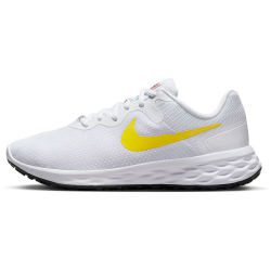 NIKE Revolution 6 Next Nature Road Laufschuhe Damen 105 - white/opti yellow-black-baltic blue 42