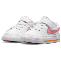 NIKE Court Legacy Baby-Sneaker 118 - white/coral...