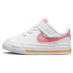 NIKE Court Legacy Baby-Sneaker 118 - white/coral chalk-laser orange 21