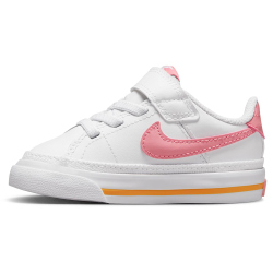NIKE Court Legacy Baby-Sneaker 118 - white/coral chalk-laser orange 21