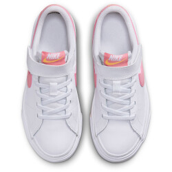 NIKE Court Legacy Sneaker Jungen 118 - white/coral chalk-laser orange 30