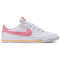 NIKE Court Legacy Sneaker Jungen 118 - white/coral chalk-laser orange 30