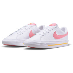 NIKE Court Legacy Sneaker Jungen 118 - white/coral...
