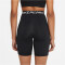 NIKE Pro 365 High-Waist 7" Shorts Damen 011 - black/white XS