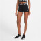 NIKE Pro 3 Inch Tights Shorts Damen 010 - black/white XS