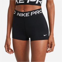 NIKE Pro 3 Inch Tights Shorts Damen 010 - black/white XL