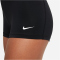 NIKE Pro 3 Inch Tights Shorts Damen 010 - black/white XL
