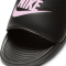 NIKE Victori One Badelatschen Damen 002 - black/lt arctic pink-black 39