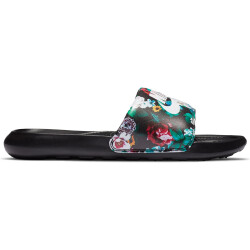 NIKE Victori One Print Badelatschen Damen 001 - black/white 35.5
