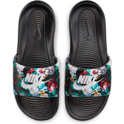 NIKE Victori One Print Badelatschen Damen 001 - black/white 35.5