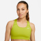NIKE Dri-FIT Swoosh Medium-Support Sport-BH ohne Polster Damen 308 - bright cactus/white S