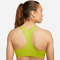 NIKE Dri-FIT Swoosh Medium-Support Sport-BH ohne Polster Damen 308 - bright cactus/white S