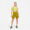 NIKE Dri-FIT Swoosh Medium-Support Sport-BH ohne Polster Damen 308 - bright cactus/white S