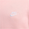 NIKE Sportswear Club Fleece Hoodie 686 - pink bloom/pink bloom/white 3XL