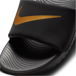 NIKE Kawa Slides Badelatschen Kinder 003 - black/metallic gold 28