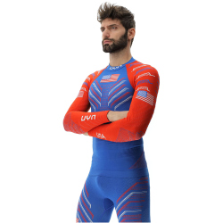 UYN Natyon 3.0 USA langarm Ski-Funktionsshirt