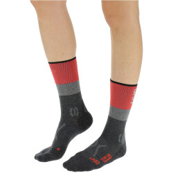UYN One Cool Trekkingsocken Damen G049 - anthracite-red...