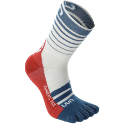 UYN Runners Five Laufsocken Herren W632 - white-blue...