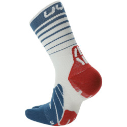 UYN Runners Lauf-Zehensocken Herren W632 - white-blue poseidon-red 35-38