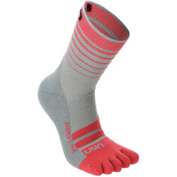 UYN Runners Lauf-Zehensocken Damen G327 - light grey-pink 35-36