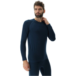 UYN Evolutyon Biotech langarm Funktionsshirt Herren K662 - blue poseidon XXL