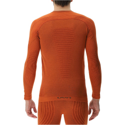 UYN Evolutyon Biotech langarm Funktionsshirt Herren M434 - bombay brown XXL