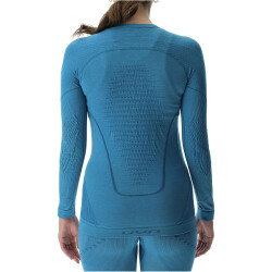 UYN Evolutyon Biotech langarm Funktionsshirt Damen Q069 - thaitian tide S/M