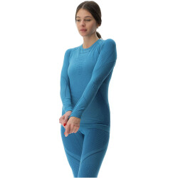 UYN Evolutyon Biotech langarm Funktionsshirt Damen Q069 - thaitian tide S/M