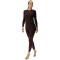 UYN Fusyon Biotech lange Funktionsunterhose Damen R789 - windsor wine S/M