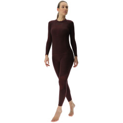 UYN Fusyon Biotech lange Funktionsunterhose Damen R789 - windsor wine L/XL