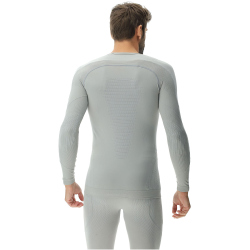 UYN Evolutyon langarm Funktionsshirt Herren J914 - nautical grey/pearl/pearl L/XL