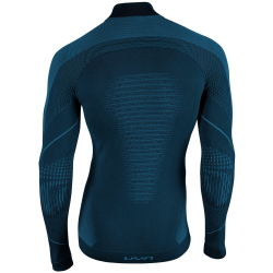 UYN Evolutyon Turtleneck langarm Funktionsshirt Herren K962 - blue poseidon/navy/navy XXL