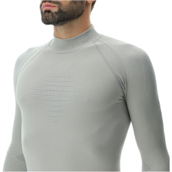 UYN Evolutyon Turtleneck langarm Funktionsshirt Herren J914 - nautical grey/pearl/pearl L/XL