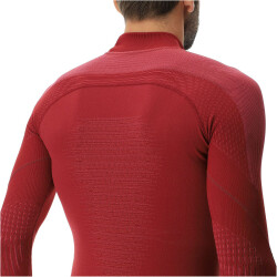 UYN Evolutyon Turtleneck langarm Funktionsshirt Herren R723 - sofisticated red/bordeaux/bordeaux L/XL