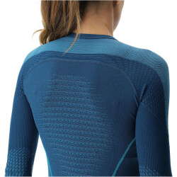 UYN Evolutyon langarm Funktionshirt Damen K950 - blue poseidon/peacock533/peacock533 S/M