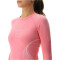 UYN Evolutyon langarm Funktionshirt Damen P372 - flamingo/white/white L/XL