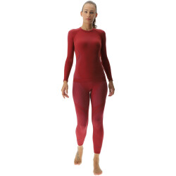 UYN Evolutyon langarm Funktionshirt Damen R723 - sofisticated red/bordeaux/bordeaux S/M