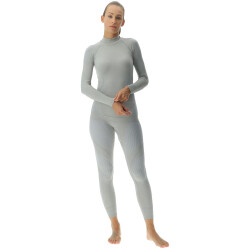 UYN Evolutyon langarm Funktionsshirt Damen J914 - nautical grey/pearl/pearl XS