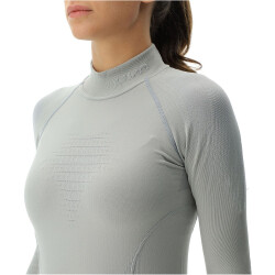 UYN Evolutyon langarm Funktionsshirt Damen J914 - nautical grey/pearl/pearl XS