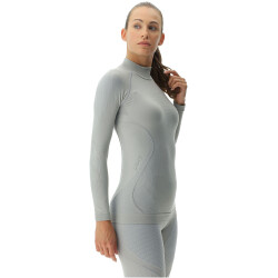 UYN Evolutyon langarm Funktionsshirt Damen J914 - nautical grey/pearl/pearl XS