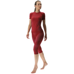 UYN Evolutyon 3/4 Funktionsunterhose Damen R723 - sofisticated red/bordeaux/bordeaux L/XL