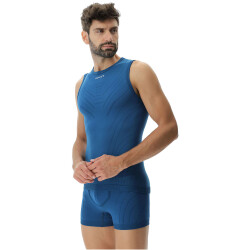 UYN Motyon 2.0 ärmelloses Funktionsshirt Herren K662 - blue poseidon S/M
