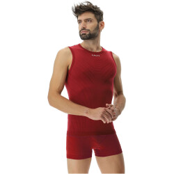 UYN Motyon 2.0 ärmelloses Funktionsshirt Herren R627 - sofisticated red L/XL