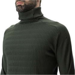 UYN Confident 2nd-Layer langarm Funktionsshirt mit Rollkragen Herren E479 - tactical green XS